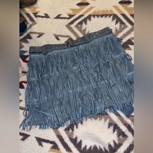 Rhinestone Western Skirt